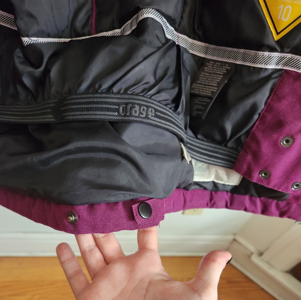 Orage ski/snowboard jacket, deep purple - Picture 7 of 10